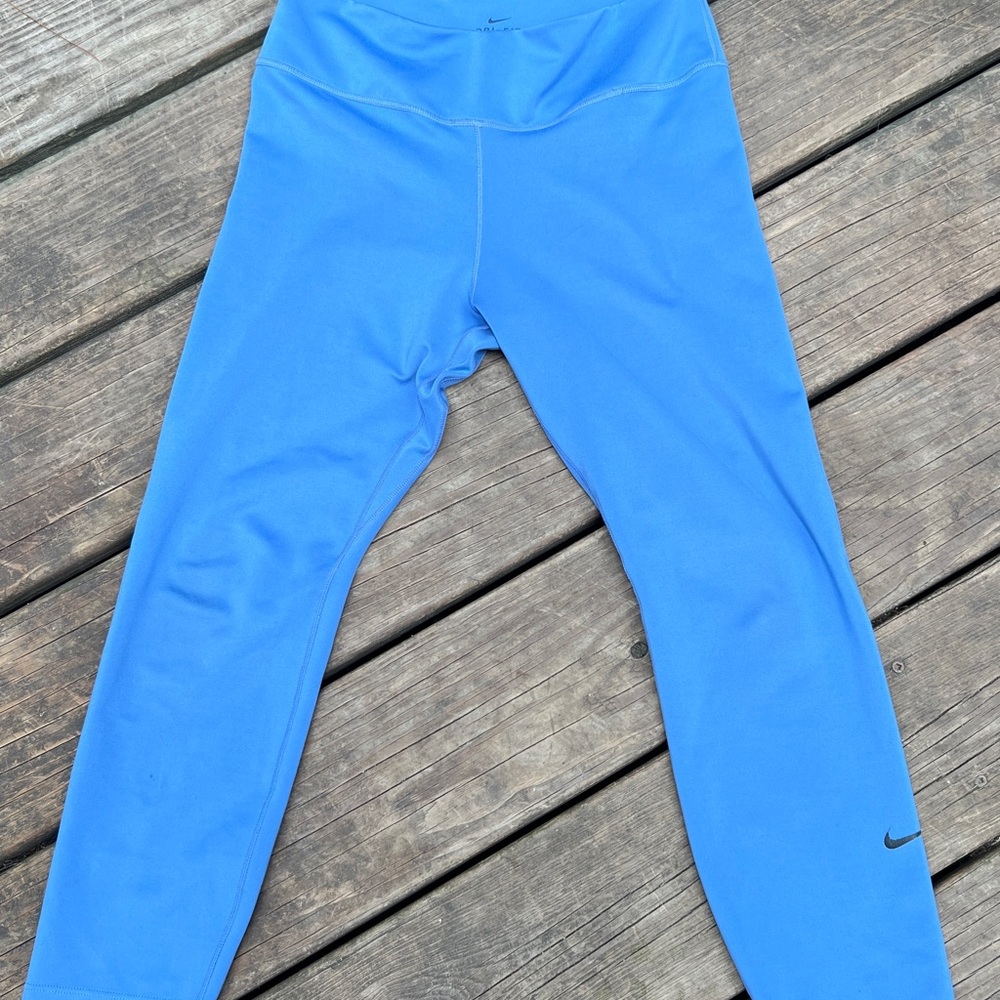 Nike blue dri fit Leggings size m